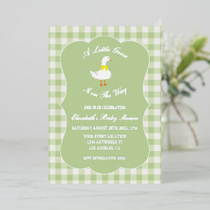 Baby Shower Kleine Gans Folieneinladung