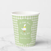 Baby Shower Kleine Gans Pappbecher (Vorderseite)