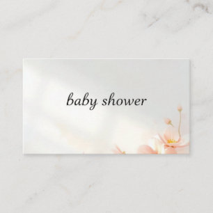 Baby Shower – Kleine Wunderfeier Begleitkarte