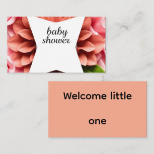 Baby Shower – Kleine Wunderfeier Begleitkarte