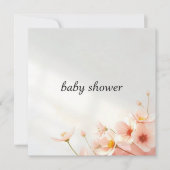 Baby Shower – Kleine Wunderfeier Einladung (Vorderseite)