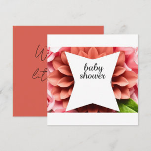 Baby Shower – Kleine Wunderfeier Einladung