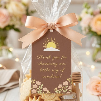 Baby Shower 'Kleiner Sonnenschein' Geschenkanhänger