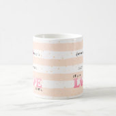 Baby Shower Liebe Baby Girl Kaffeetasse (Mittel)