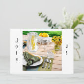 BABY SHOWER LUNCHEON INVITATION EINLADUNG (Stehend Vorderseite)