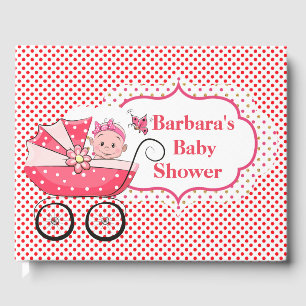 Baby Shower Mädchen Gästebuch