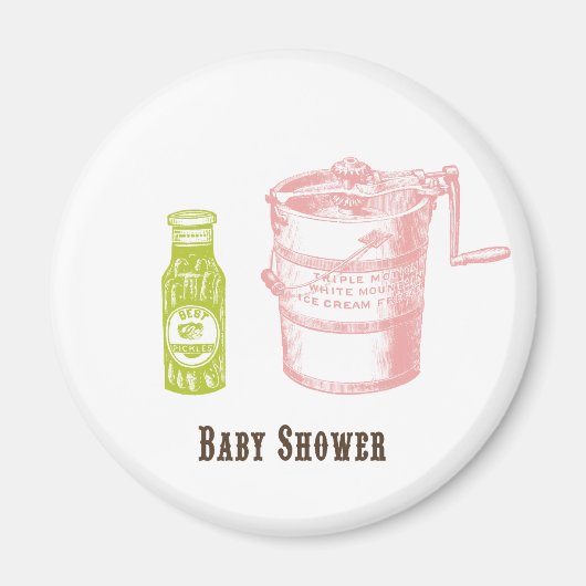 Baby Shower Magnet (Vorne)