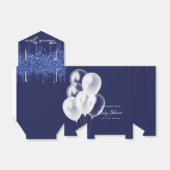 Baby Shower Marineblügel blau weißen Ballons danke Geschenkschachtel (Ungefaltet)