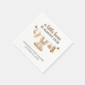 Baby-Shower mit Kaffee-Motiv Serviette (Ecke)