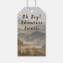 Baby Shower Mountains Oh Boy Adventure erwartet