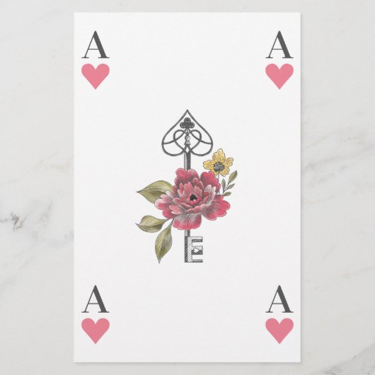 Baby Shower Mutter-to-be Alice im Wunderland Bingo (Rückseite)