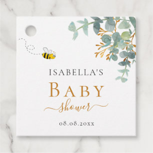 Baby Shower Mutter zu eucaluptus Drehbuch Geschenkanhänger