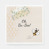 Baby Shower Napkins Serviette (Vorderseite)