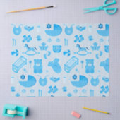 Baby Shower Neugeborener Junge Giftpackung Seidenpapier (Basteln)
