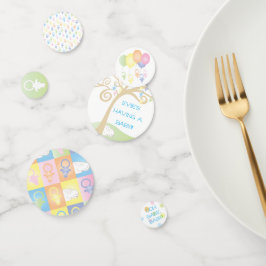 Baby Shower Paci Bunny Konfetti