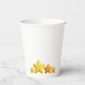 Baby Shower Paper Cup – Little Lion & Star Pappbecher (Rückseite)
