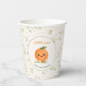 Baby Shower Paper Cups A Little Cutie Pappbecher (Vorderseite)