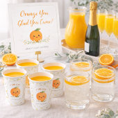 Baby Shower Paper Cups A Little Cutie Pappbecher