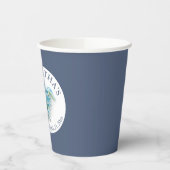 Baby Shower Paper Cups Boy Blue Sea Turtle Pappbecher (Links)