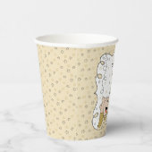 Baby Shower Paper Cups "Gold Star Baby" 8 oz. Pappbecher (Rechts)