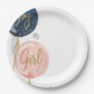 Baby shower paper plate  pappteller