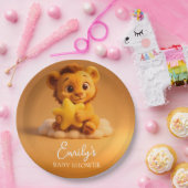 Baby Shower Paper Plates – Little Lion & Star Pappteller (Party)