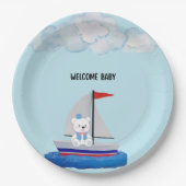 Baby Shower Paper Plates Pappteller (Vorderseite)