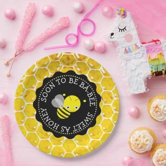 Baby Shower Paper Teller mit Honey Bee Theme (Party)