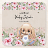 Baby Shower Paper Untersetzer mit niedlichem Desig (Vorderseite)