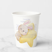 BABY SHOWER PAPPBECHER (Rückseite)