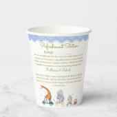 BABY SHOWER PAPPBECHER (Rückseite)