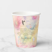 BABY SHOWER PAPPBECHER (Rückseite)