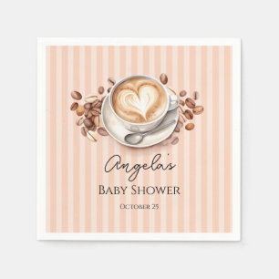 Baby-Shower-Party: Baby ist auf dem Weg Serviette