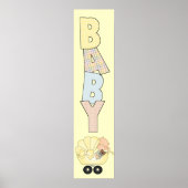 Baby Shower Party Banner oder Door Poster (Vorne)