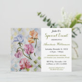 BABY SHOWER PARTY EVITE EINLADUNG (Stehend Vorderseite)