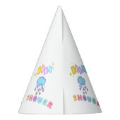 Baby Shower Party Hat Partyhütchen (Rückseite)