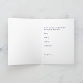 Baby Shower Passport Einladung (Innenseite)