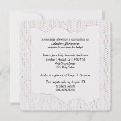 Baby Shower Pastel Polka Dots Einladung (Vorderseite)