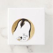 Baby Shower Penguin Geschenkanhänger (Beispiel)