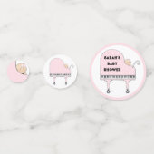 Baby Shower Piano Music Konfetti (Vorderseiten)