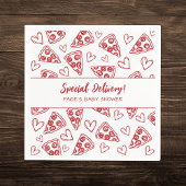 Baby Shower Pizza Party Italienische Sonderlieferu Serviette