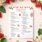Baby-Shower-Planungscheckliste | Erdbeerthema