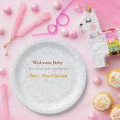 Baby Shower Plates | Hunny Bear Theme Pappteller (Party)