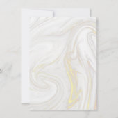 Baby Shower Poem Spring Verlasse Grünflächen Dankeskarte (Rückseite)