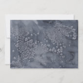 Baby Shower Polar Bären Cubs Winter Watercolor Einladung (Rückseite)