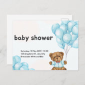 Baby Shower Postkarte (Vorne/Hinten)