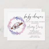 Baby Shower Postkarte (Vorne/Hinten)