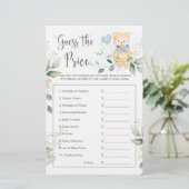 Baby Shower Raten Sie den Preis Game Teddy Bear St (Stehend Vorderseite)