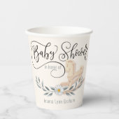 Baby Shower Rocking Horse Personalisiert Paper Cup Pappbecher (Vorderseite)