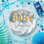 Baby Shower Safari Tiere Custom Pappteller (Party)